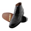 NOHARM Black Brogue Vegan Boots NOHR1966