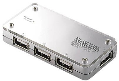 ELECOM 4�|�[�gUSB2.0�n�u U2H-H4BSV