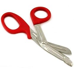 Bandage Scissors EMT Paramedic Medical Tool Red 7.25"