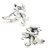 IMAGE OF Octopus Cufflinks - Animal Themed Formal Wear - Cufflinks