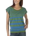 Juniors Xhilaration&reg; 80's Inspired Sweater - Go Away Green/Dark Blueberry