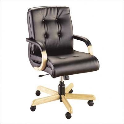 3900 Series Management Swivel - Wood Arms Finish: Windsor Cherry, Fabric: Foundation - Jodhpurs