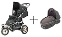 Quinny 65803480/65900080 - Freestyle Set 3XL Comfort, inklusive Passender Kinderwagenaufsatz, schwarz (black)