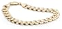 14k Yellow Gold 9.7mm Italian Curb Bracelet, 8"