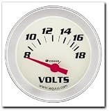 Performance White Face 2-5/8 Oil Pressure Gauge