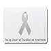 parkinsons1 - Young Onset Parkinsons Awareness Ribbon Mouse Pad