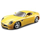 Bburago 2011 Diamond 1:18 Scale Metallic Yellow Alfa 8C Competizione (2007) by Bburago