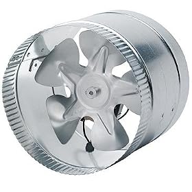 Buy 10-INCH 110VAC 650CFM In-Line Duct Booster Fan by SunCourt now!