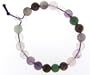 Multi Gemstone Power Bracelet - Amethyst, Crystal Quartz, Fluorite, Rose Quartz