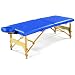 3B Scientific W60601B Blue Basic Portable Massage Table, 72.5" Length x 27.5" Width