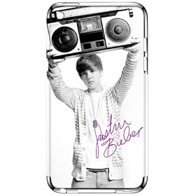 MusicSkins Justin Bieber Boombox Skin for Apple iPod Touch 4th Gen