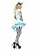 Leg Avenue Women's 3 Piece Psychedelic Alice Costume