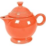 Homer Laughlin China Fiesta Persimmon Teapot 44 Oz.