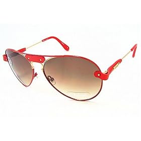 CHLOE CL 2104 CL2104 Red Gold C04 Sunglasses