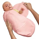 Kiddopotamus & Co 100% Cotton Knit SwaddleMe  Pink - Large