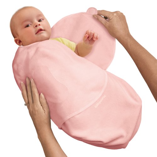 Kiddopotamus SwaddleMe 100% Cotton Knit Large, Pink