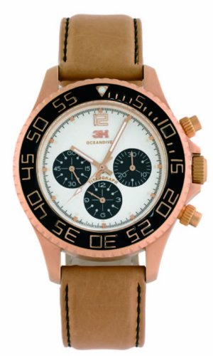 3H Women's CH2N Tintangraph Titanium Pink Gold PVD Chronograph Interchangeable Band Watch