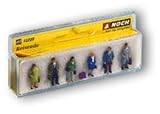 H0 'Passengers' figures,set of 6 paintedIMAGE