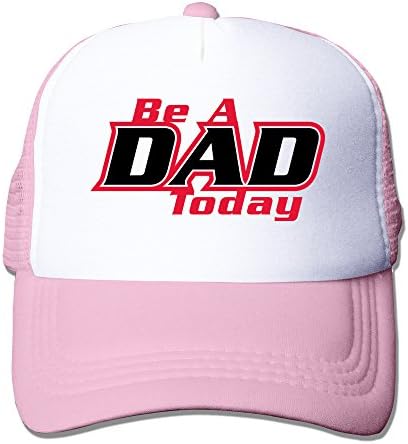 Adult Dad To Be Hats Trucker Baseball Caps Pink