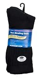 J.T. Foote - Non Binding Diabetic Socks Crew Mens 3pk