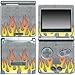 GAMER GRAFFIX Fire Diamond Skin for Game Boy Advance