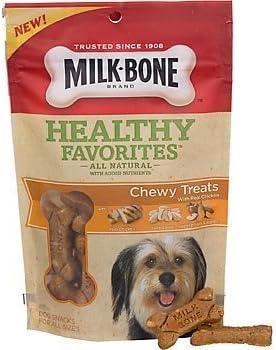Milk Bone Healthy Favorites Chewy Treats with Real Chicken, 5-Ounce by Big Heart Pet Brands (Pet)