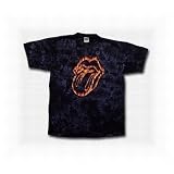 The Rolling Stones "Flame Tongue" Tie-Dye T-Shirt