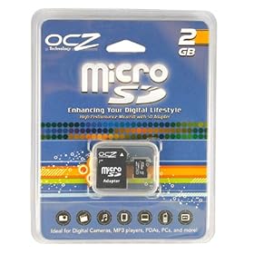Click here to buy 2GB Micro Sd Card with Adapter by OCZ Technology.