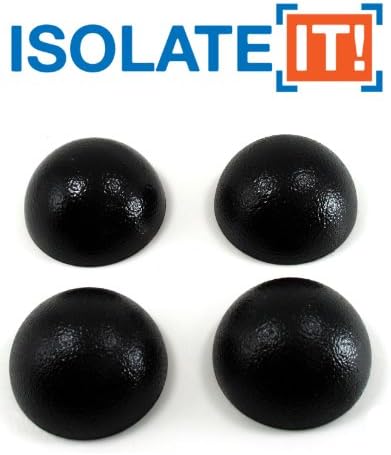 2" Sorbothane Hemisphere Rubber Bumper Non-skid Feet with Adhesive 30 Durometer - 4-pack