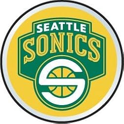 Seattle Sonics Color Auto Emblem - Basketball Sports Merchandise