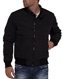 BLZJeans – Veste homme noir tendance et Ã poches – Taille : L Couleur : Noir