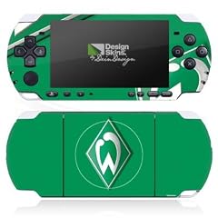 Design Skins f�r Sony PSP-3004 Slim & Lite - Werder Bremen gr�n Design Folie