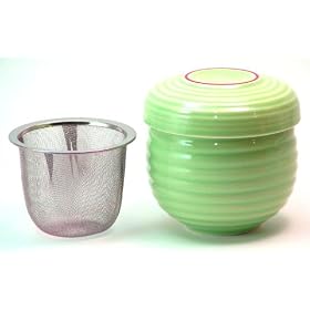 All Natural Handmade Beehive Infuser Tea Coffee Cup, Seafoam by Cozee World