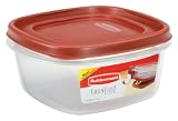 Rubbermaid 7J66 Easy Find Lid Square 5-Cup Food Storage Container
