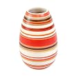 Handmade Southwestern Style Striped Terracotta Vase
