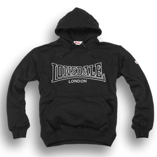 Lonsdale London Herren Kapuzen Sweatshirt Berger, black, L, 110631_1000 Preisvergleich
