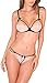 Rene Rofe Women's 2pc Lace Bra Nude Cups & G-String