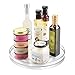 InterDesign Linus Turntable Kitchen, Organization for Pantry, Countertop, Shelf, Table, Vanity, Bathroom, 11 Inches, Clear