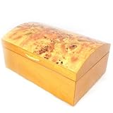 Coffret &agrave; Bijoux Bois "Julia" Marron Clair