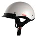 VCAN V531 Solid White Medium Half Helmet