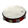 Remo Pretuned Tambourine - 8 Set Jingles - Red (TA521052)