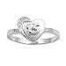 Sterling Silver Girl's Quinceañera 15th Birthday Ring Love Band 11mm Size 5 (RNG11271-5)