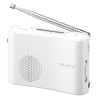 SONY FM/AMハンディーポータブルラジオ ホワイト ICF-51/W