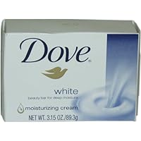 White Moisturizing Cream Beauty Bar for Unisex By Dove, 3.15 Ounce