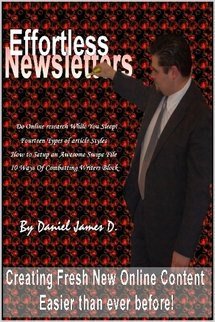 Cover image : Effortless E-mail Newsletters