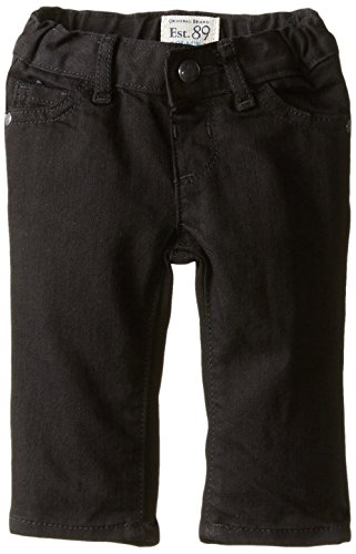 The Children's Place Baby Girls' Skinny Jean, Black, 18-24 Months