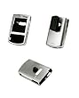 AUTHENTIC CELLET SILVER ALLOY ALUMINUM METAL HARD CASE (with Optional Detachable Belt Clip) for HP iPAQ hw6510 / hw6515 - RETAIL PACKAGING