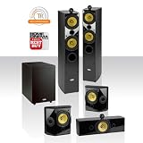 Crystal Acoustics T2-5.1 speaker system. Awarded THX Ultra2 certified fronts and THX Select certified 10 Subwoofer