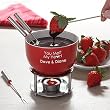 Personalized Chocolate Fondue Set - You Warm My Heart