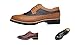 Gaorui Men Spring Fashion Lace up Eyelet Oxford Leather Nude Shoe Brogue